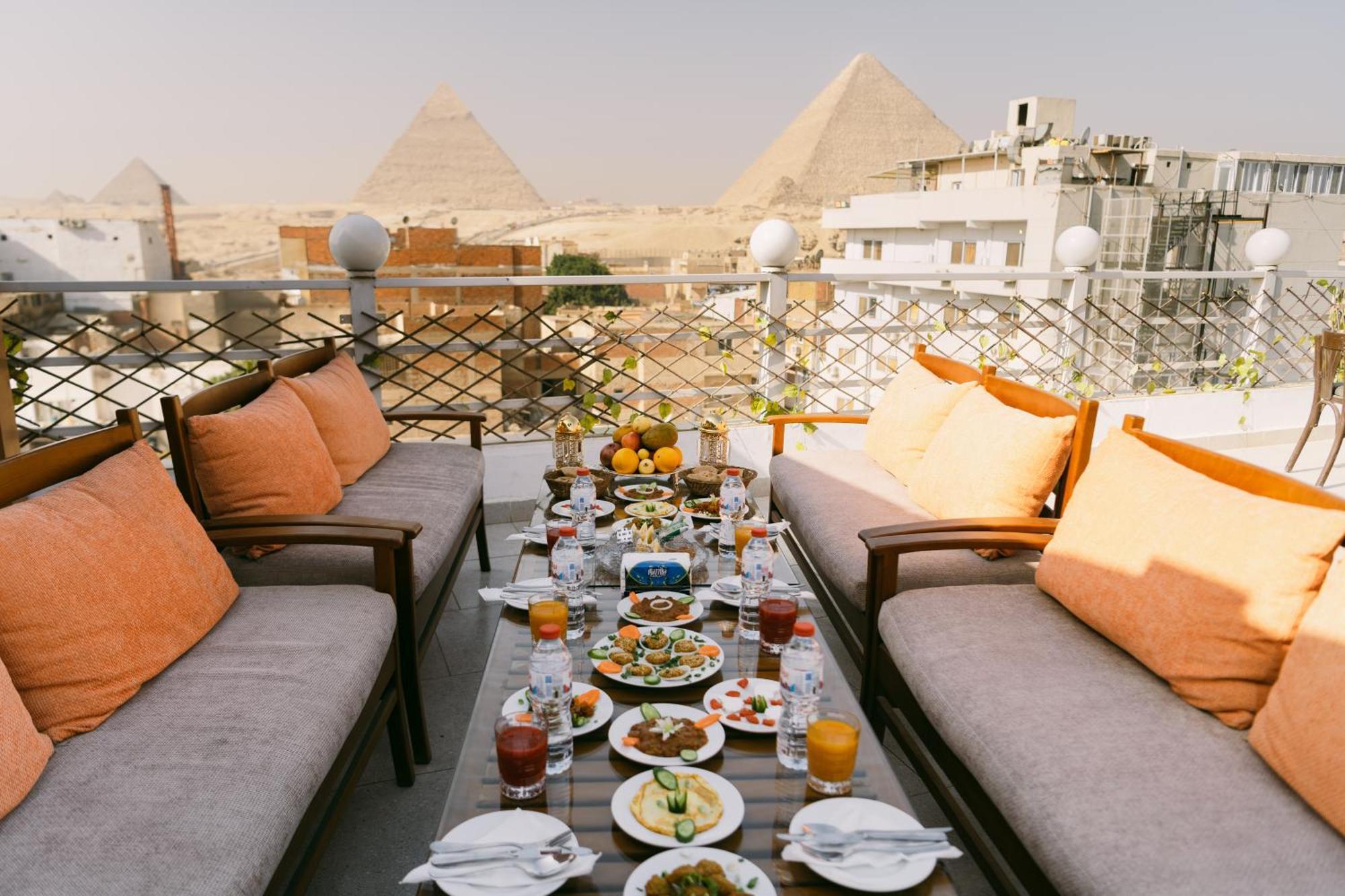 Jimmy Pyramids Hotel Kafret el-Gabal Zewnętrze zdjęcie