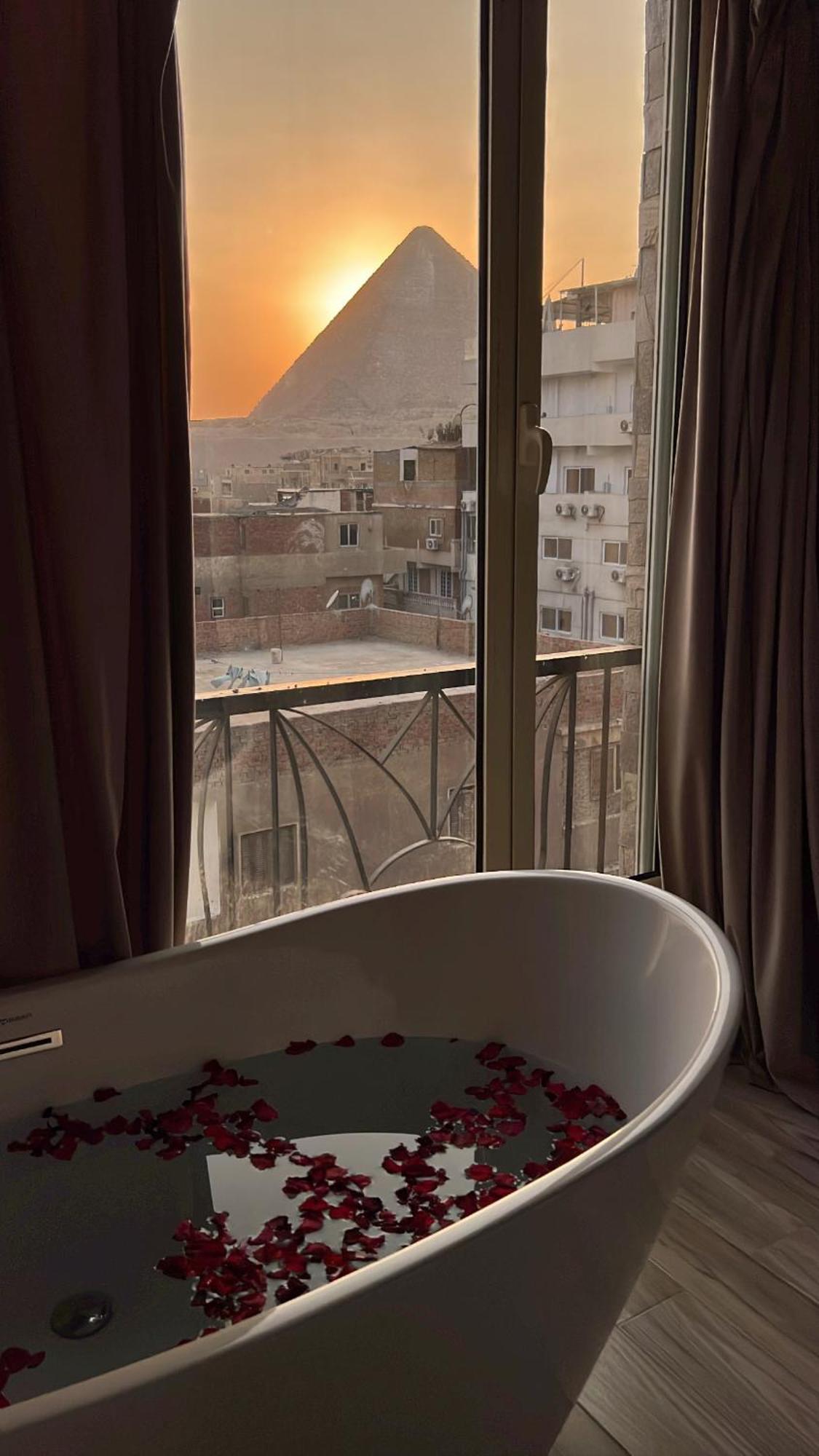 Jimmy Pyramids Hotel Kafret el-Gabal Zewnętrze zdjęcie